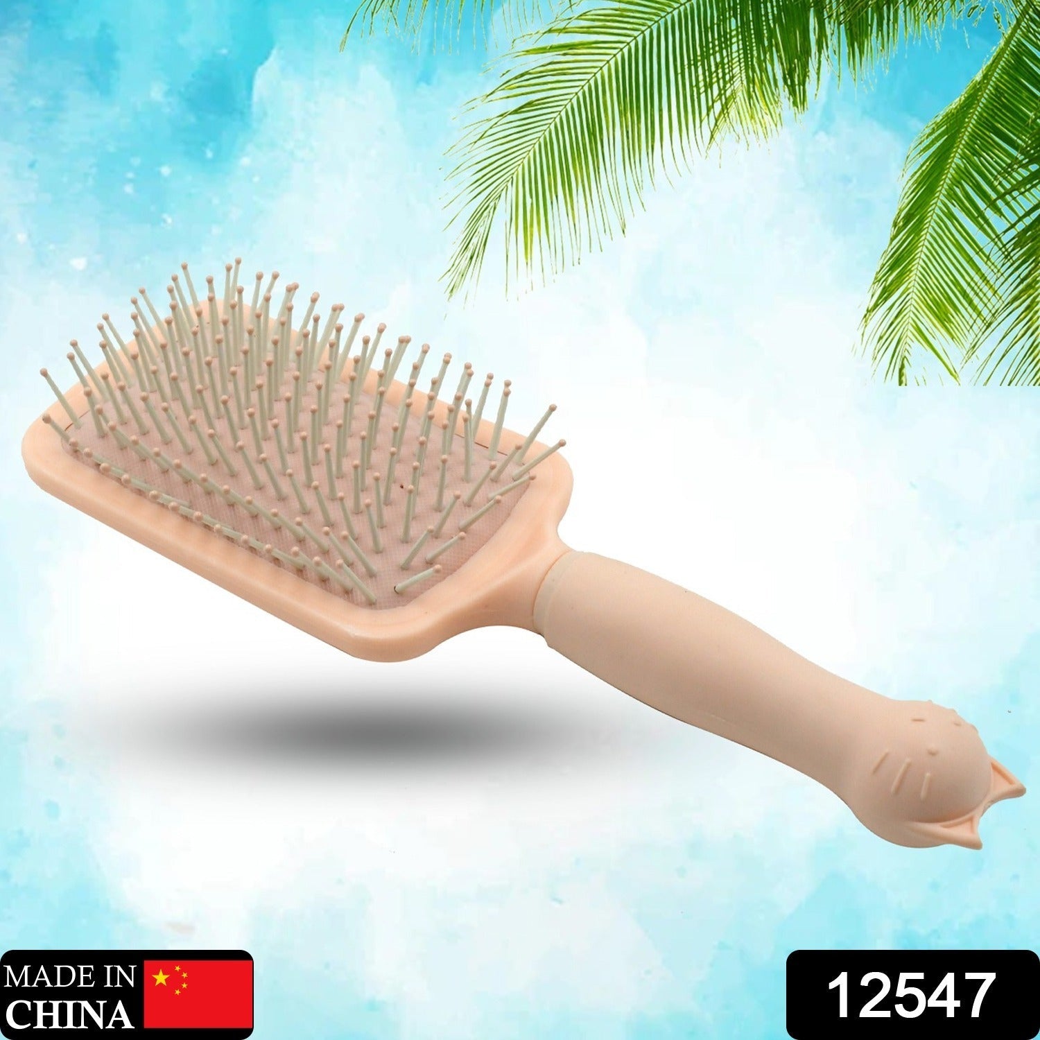 Massage Comb, Massage Hair Brush Ergonomic Matt Disappointment for Straight Curly Hair Cushion Curly Hair Comb For Detangling Professional Comb For Men And Women for All Hair Types, Home Salon DIY Hairdressing Tool (1 Pc / 24 Cm) - Springkart 