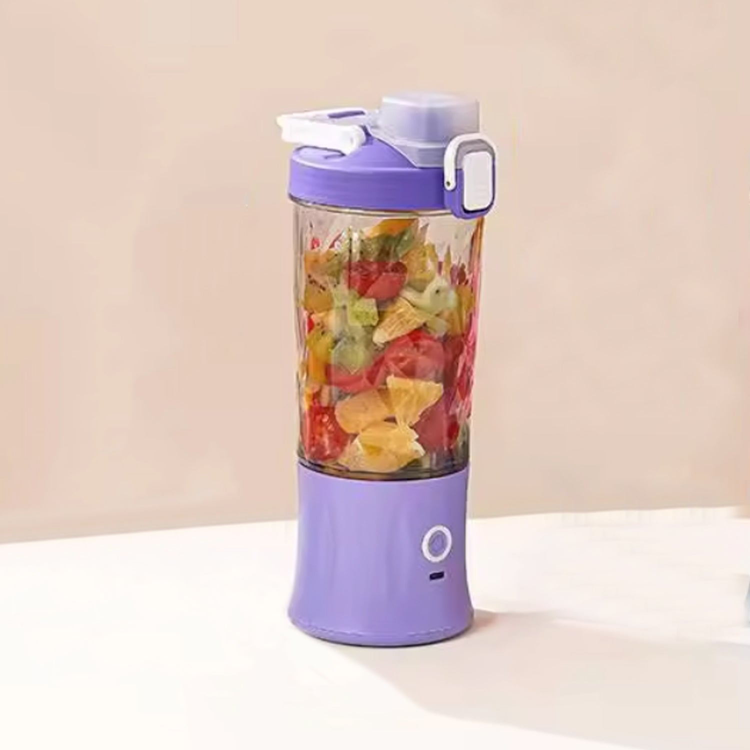 Eletric Crusher Juicer With Multicolor Light 8 Blades (600 Ml Multicolor) - Springkart 