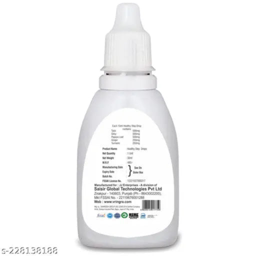 Ultra Pure Healthy Step - Immunity Booster - Health Supplement Drops 30ml (Pack of 2) - Springkart 