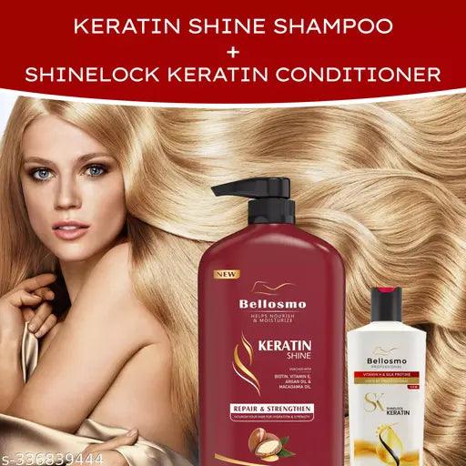 Bellosmo Professional Repair & Strengthen Hair Shampoo +Conditioner combo (1000ml + 200ml) - Springkart 