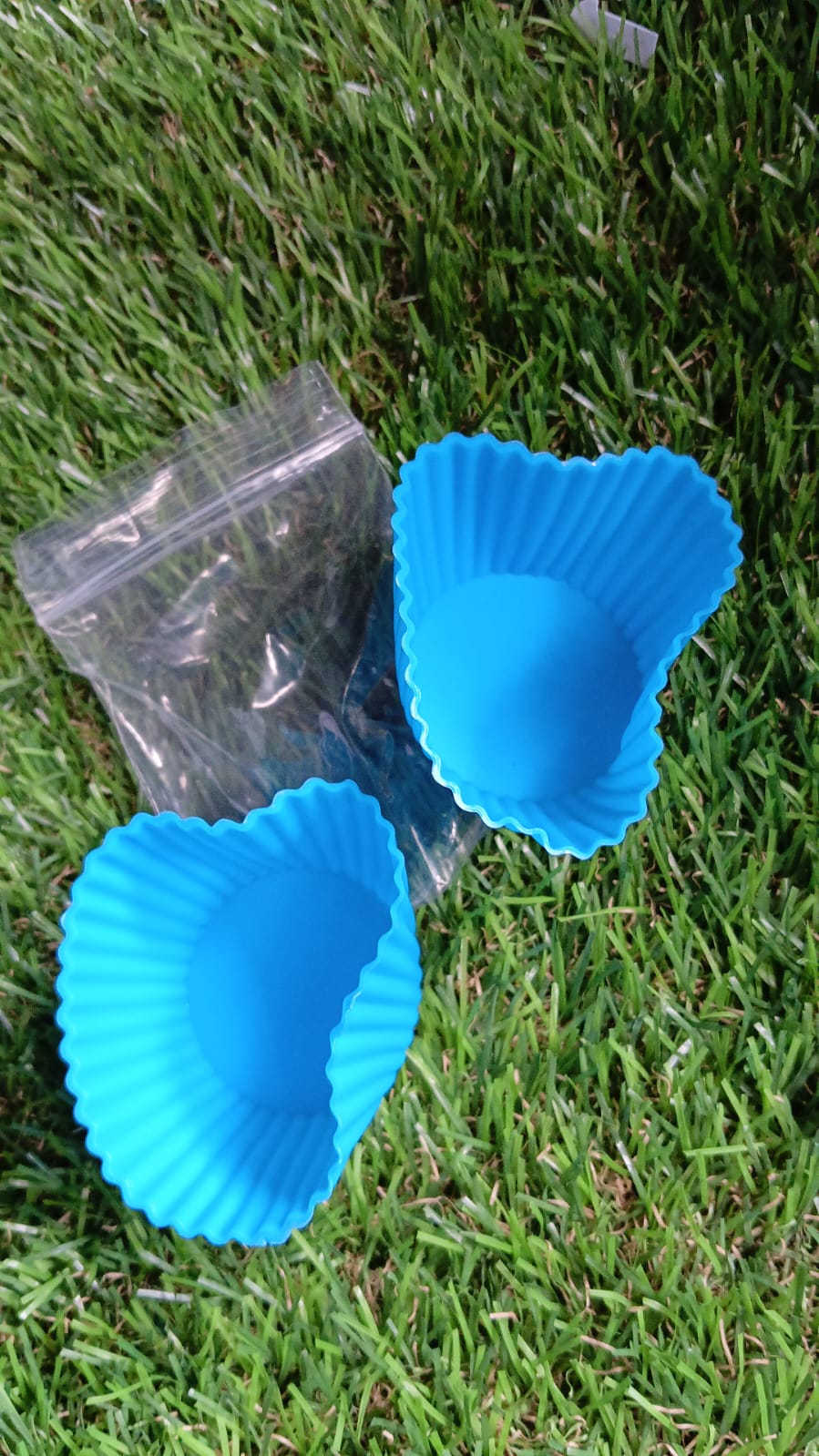 Cup Cake Silicone Molds for Cupcakes / Muffins / Jelly (2 Pc Set) - Springkart 