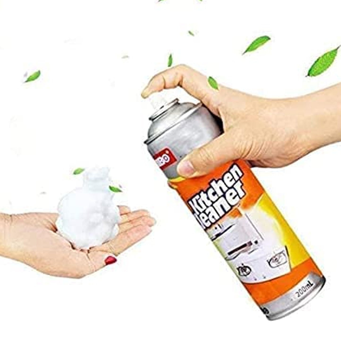 1331 Multipurpose Bubble Foam Cleaner Kitchen Cleaner Spray Oil Grease Stain Remover Chimney Cleaner Spray Bubble Cleaner All Purpose Foam Degreaser Spray (500 Ml) - Springkart 