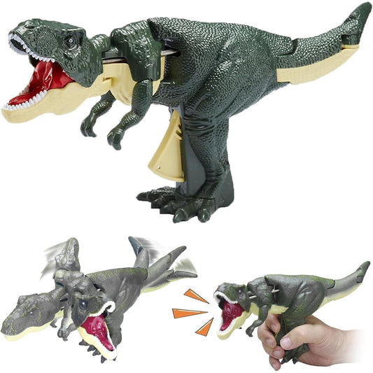 17969 Dinosaur Roaring Toys Trigger Dinosaurs Toys With Dinosaur Sound Lighting Model Vibrating Headmoving (3 + Years 1 Pc) - Springkart 