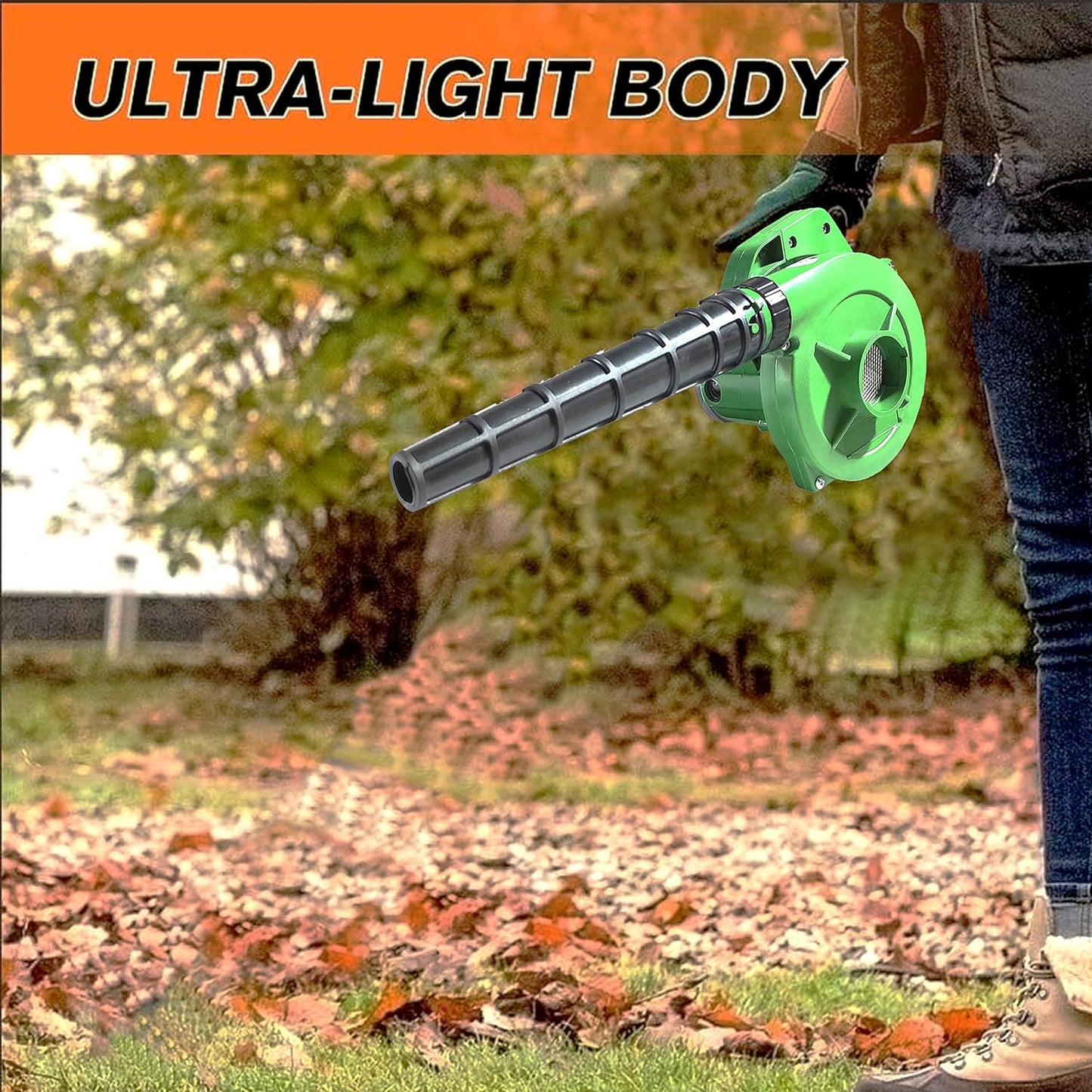3158 650v Blower Portable Rifel Range Heavy Duty Air Blower Electric Air Blower For Homeofficecarpccomputer Dustgaragepatiogarden Leaftrash Cleaning (350w 2.3 M3min 13000 Rpm Green) - Springkart 