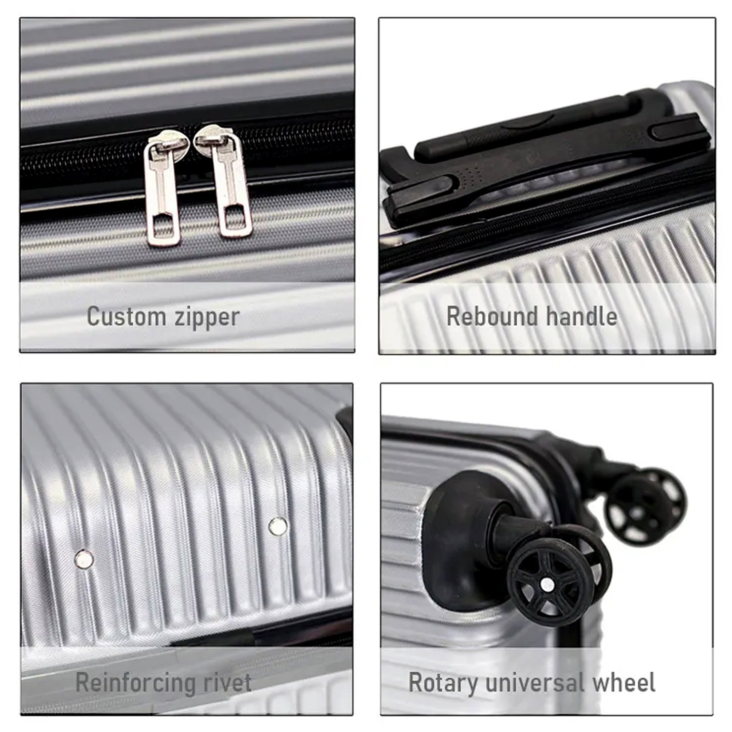 1105 Trolley Bag Big And Small Suitcase Bag For Men Women Use Bag ( Set Of 2 ) - Springkart 