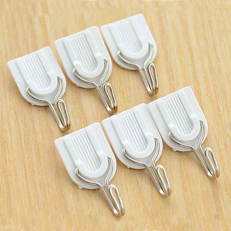 1627 Adhesive Sticker Abs Plastic Hook Towel Hanger For Kitchenbathroom - Springkart 