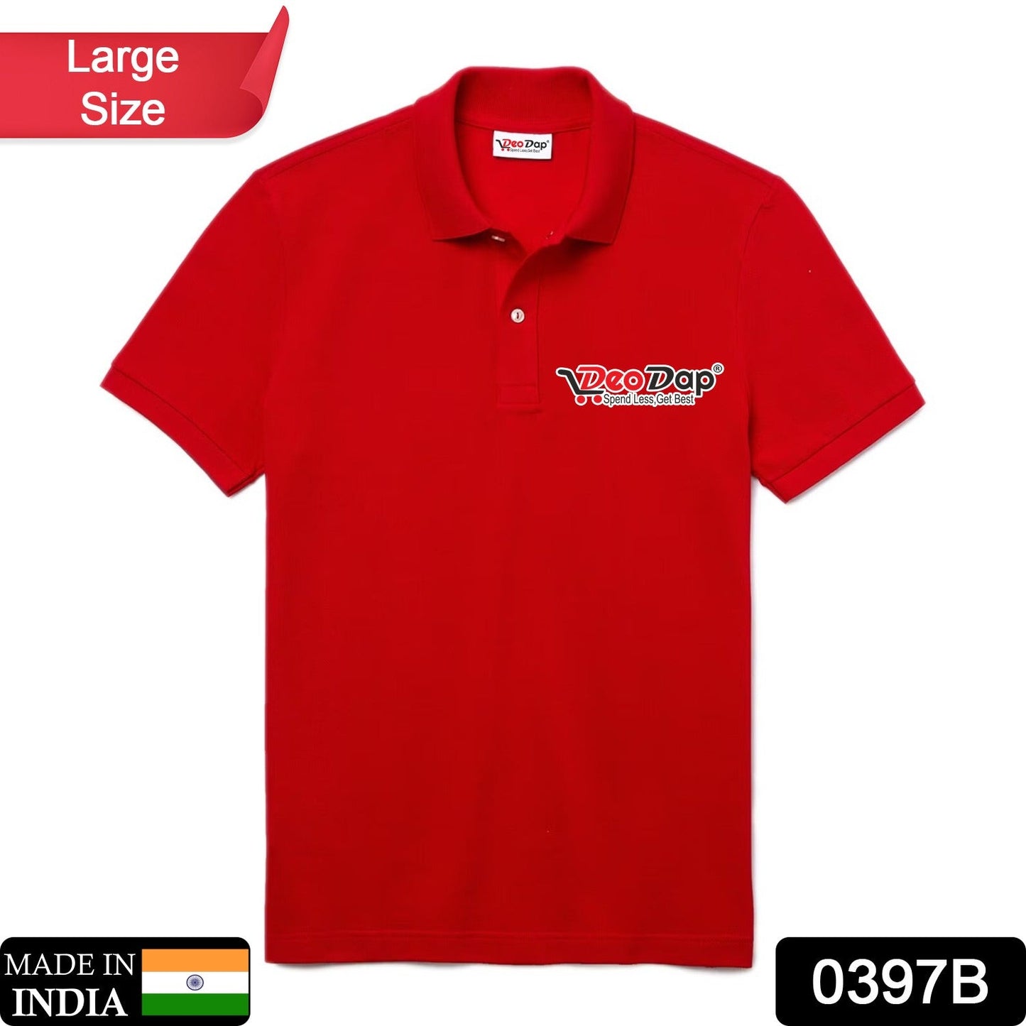 Deodap T-Shirt Soft & Premium T-Shirt Deodap Uniform T-Shirt (1 Pc ) - Springkart 