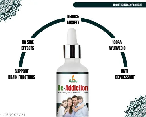 Alcoban Sharab Churane Ki Dawai/Nasha Band/Alcoholban/Smokingban/Good Bye Addiction/Sharab mukti dawa/Daru Band Karne Ki Dawai/100% Natural and Effective/De-Addiction Drop/No Side Effects (pack of 1) (30ml)