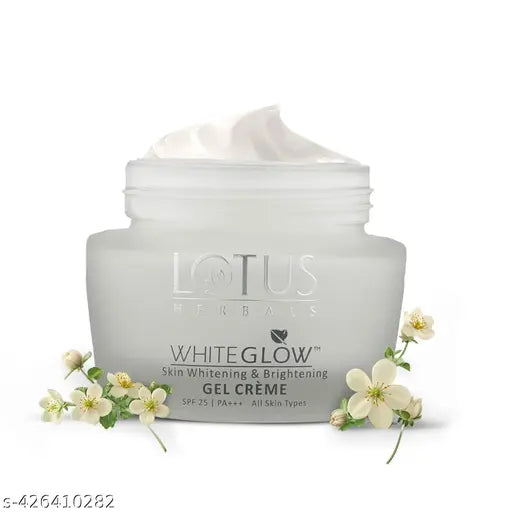 Lotus Herbals Whiteglow Skin Whitening & Brightening Gel Cream SPF 25 Pa +++, 40g