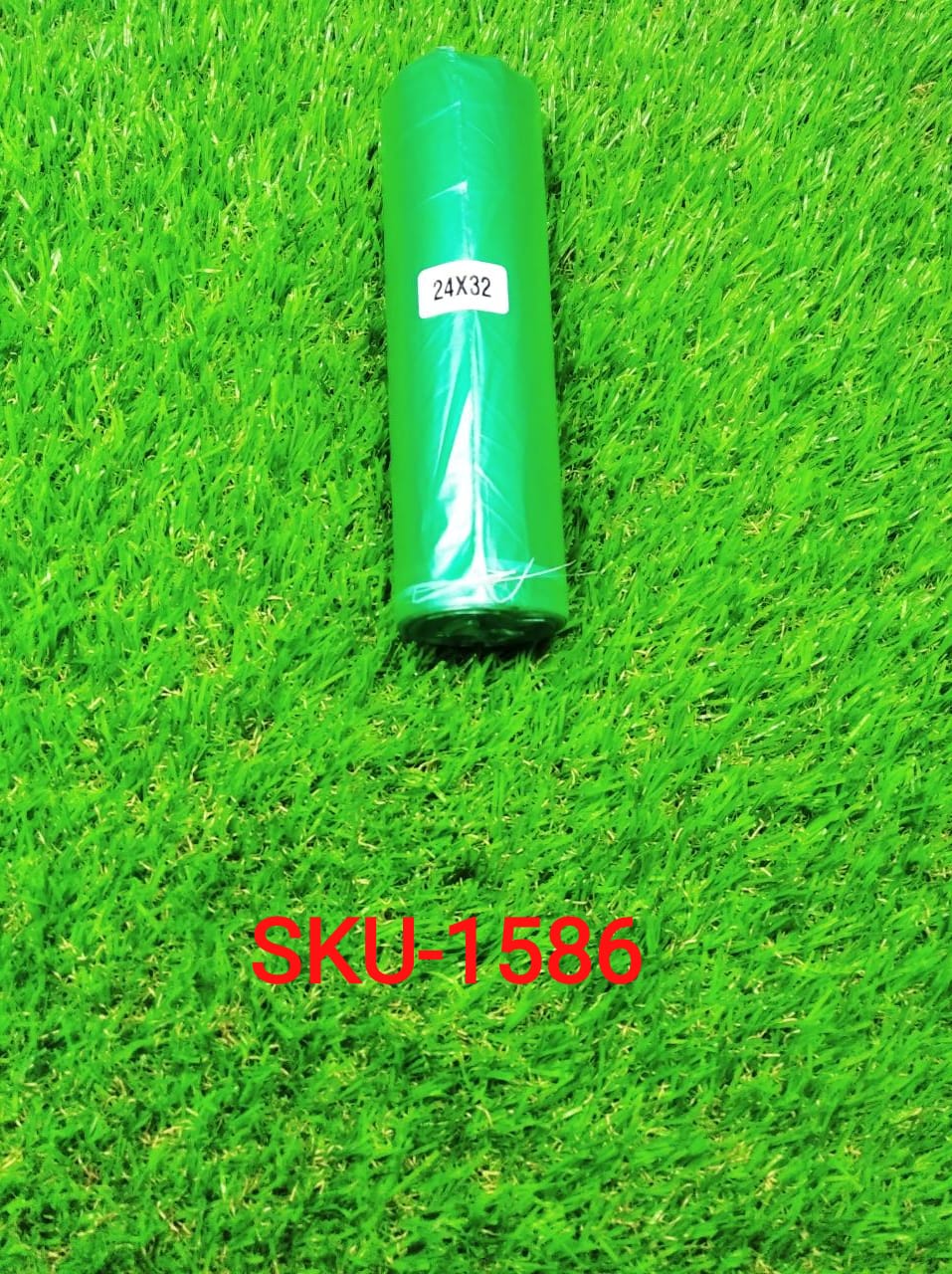 Bio-degradable Eco Friendly Garbage / Trash Bags Rolls (24" x 32") (Green) - Springkart 