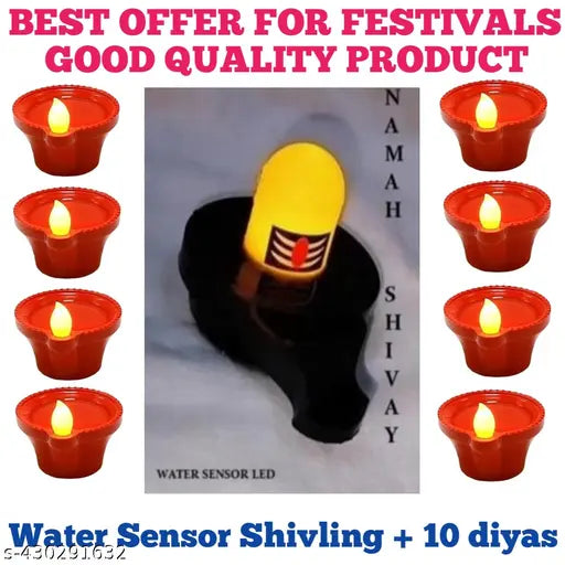 Water Sensor led shivling 100% safe use water save oil