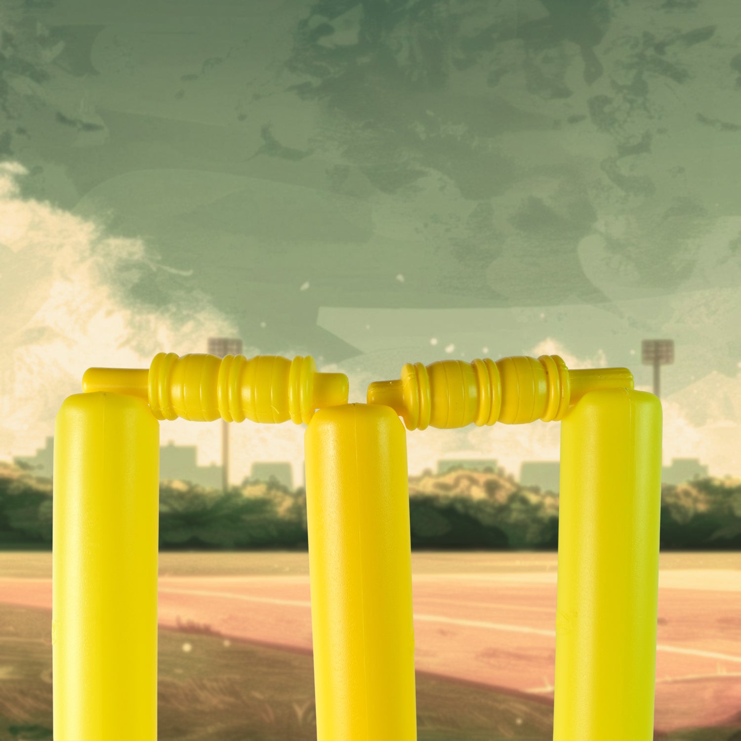 Big Cricket Kit Cricket Set With 1 Cricket Bat 1 Rubber Ball Bails 3 Stumps With Stand Base - Springkart 