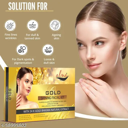 Alna Gold facial Therapy Kit  |75gm|