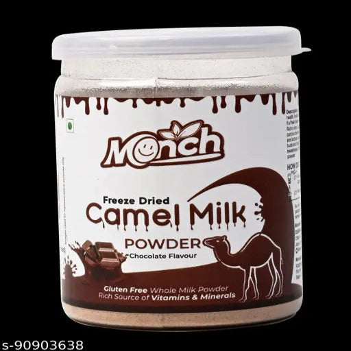 Monch Camel Milk Chocolate Flavour Powder For Height Growth - Boosts Immunity - Freeze Dried Camel Milk Powder