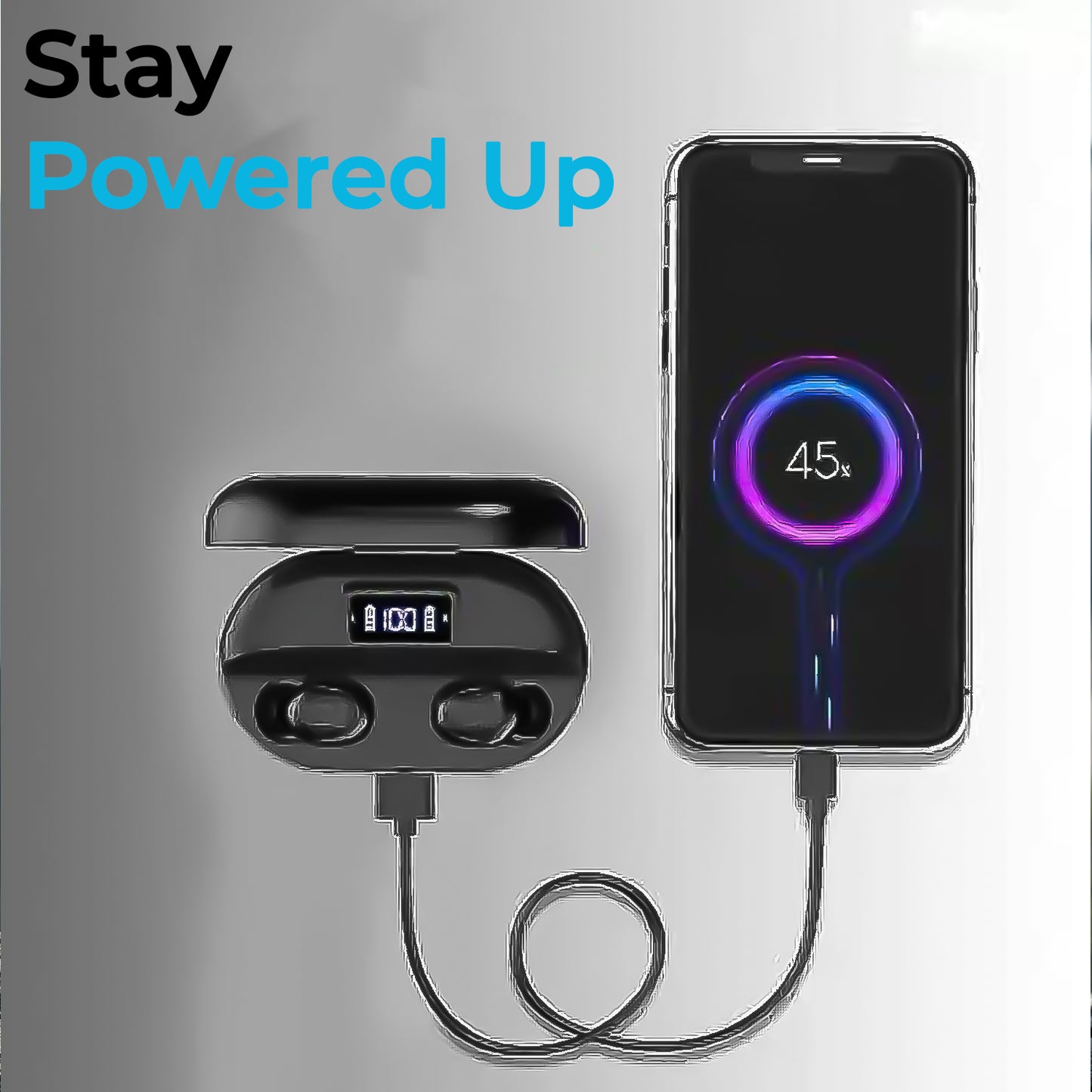 Tws Dual Pairing Earbuds With Mic Advanced Enc Long Playtime Headset - Springkart 