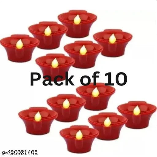 Diwali led electric water sensor diya (Pack of 10) deepak for home decoreraton