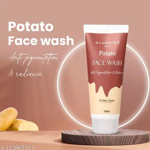Glamveda Potato Anti Pigmentation Face Wash | For All Skin Types | For Men & Women For Men & Women New Facewash & Scrubs Classic Facewash & Scrubs Fancy Facewash & Scrubs New Collections Of Facewash & Scrubs Unique Facewash & Scrubs Classy Facewash & Scru
