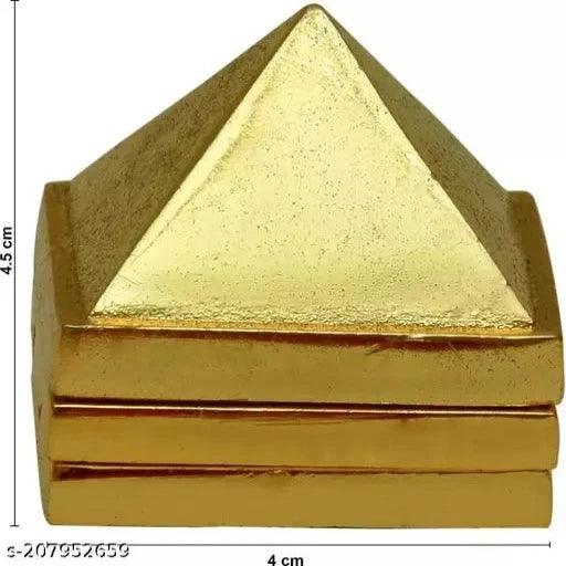 Vastu Feng Shui Metal Pyramid - Vastu Pyramid 3 Layer, 1.5 inch in Size with 91 Pyramids for Vastu and Feng Shui - Springkart 