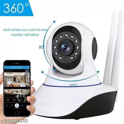 CCTV 1080P HD WiFi Wireless Camera Night Vision 360°Live View Alarm TwoWay Audio - Springkart 