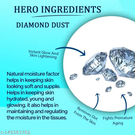 Luvyh diamond Face & Body Massage Gel For All Skin Type 100g