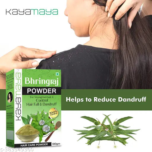 Bhringraj Powder for Nourishment of Skin and Hair (200g PACK OF 2) - Springkart 