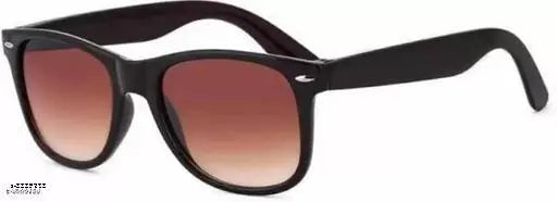 Unisex Men Black Fiber Wayfarer , UV Protected Sunglasses (Pack of 3) - Springkart 
