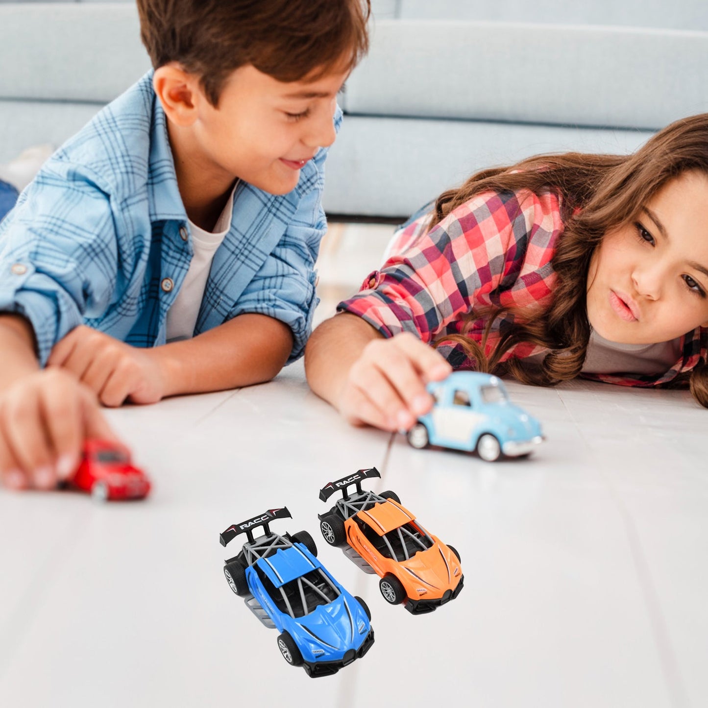 Mini Pull Back Racing Car Widely Used By Kids Children (8 Pcs Set Mix Color) - Springkart 
