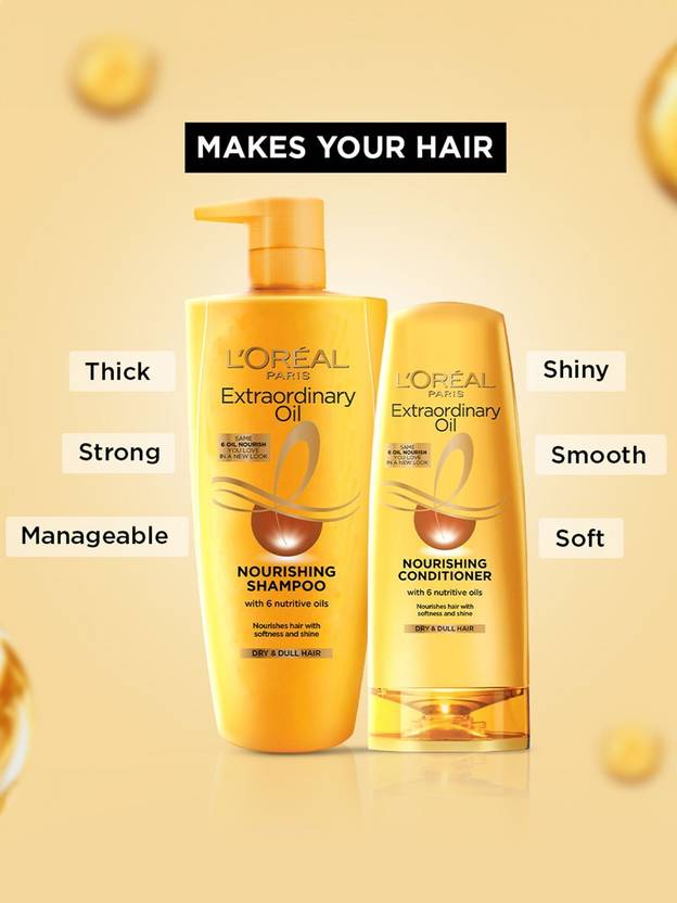 L'Oréal Paris Shampoo (340 ml) + Conditioner (175 ml) + Serum (30 ml) (3 Items in the set)