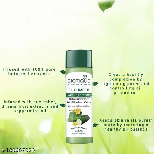 Biotique Cucumber Pore Tightening Refreshing Toner 120ml