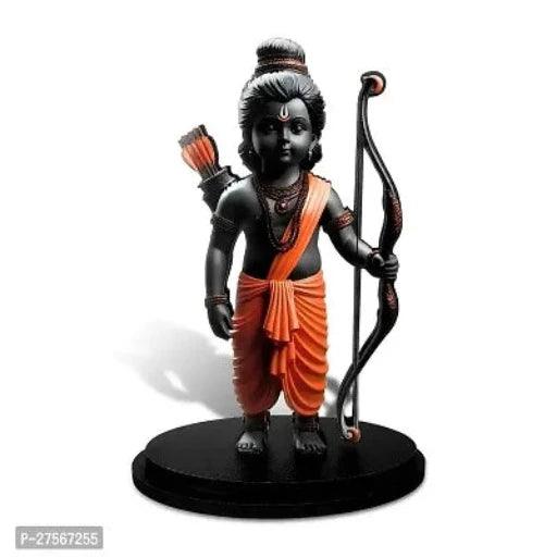 Adhvik Ram Lalla 2d Idol Ayodhya Mdf Wooden Murti Statue God Stand For car Dashboard