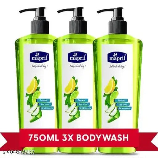 Body Wash for Men & Women Shower Gel for Whitening Soft, Smooth Healthy Moisturize Skin (250ml Each, Pack of 3)750ml - Springkart 