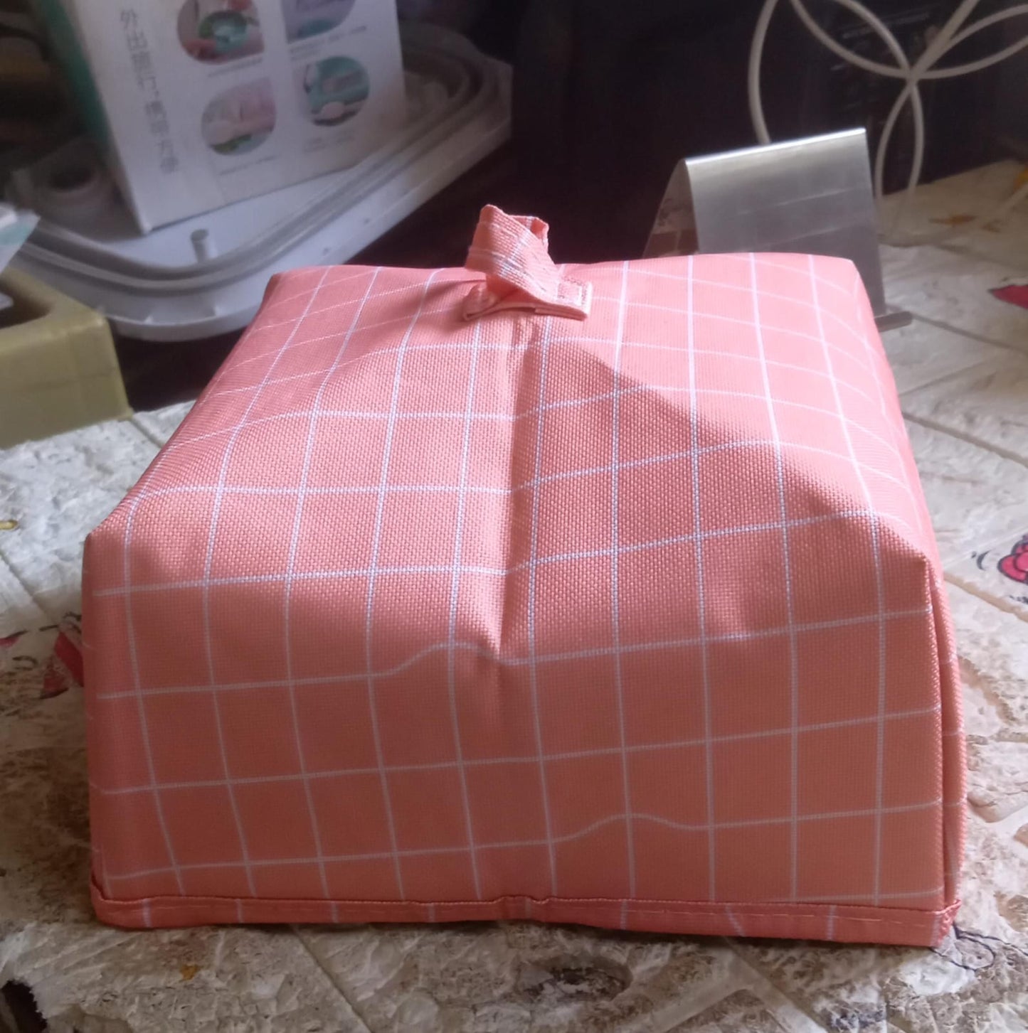 8192 Foldable Food Covers Anti-dust Heat Preservation Anti-Fly Mosquito Kitchen Lid Foldable Cover for Hot Food Dish Insulation Cover, Food Warmer Cover, for Kitchen, Picnic (20x20 Cm) - Springkart 