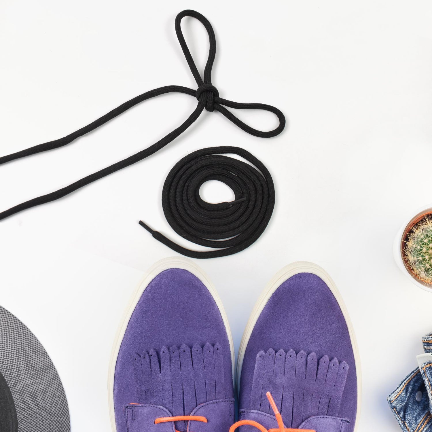 Super Quality Shoe Laces Sports Shoe Lace (1 Pair Mix Color) - Springkart 