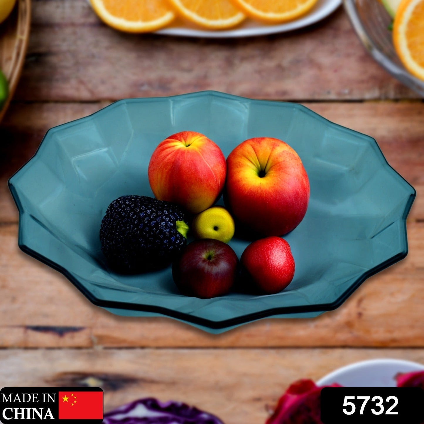 Flower Shape Plastic Dinner / Fruit Plate / Tray / Snacks / Breakfast Plate friendly Plastic Plate for Kids Party Supplies Birthday Holiday Party Dinnerware Supplies (1 Pc) - Springkart 