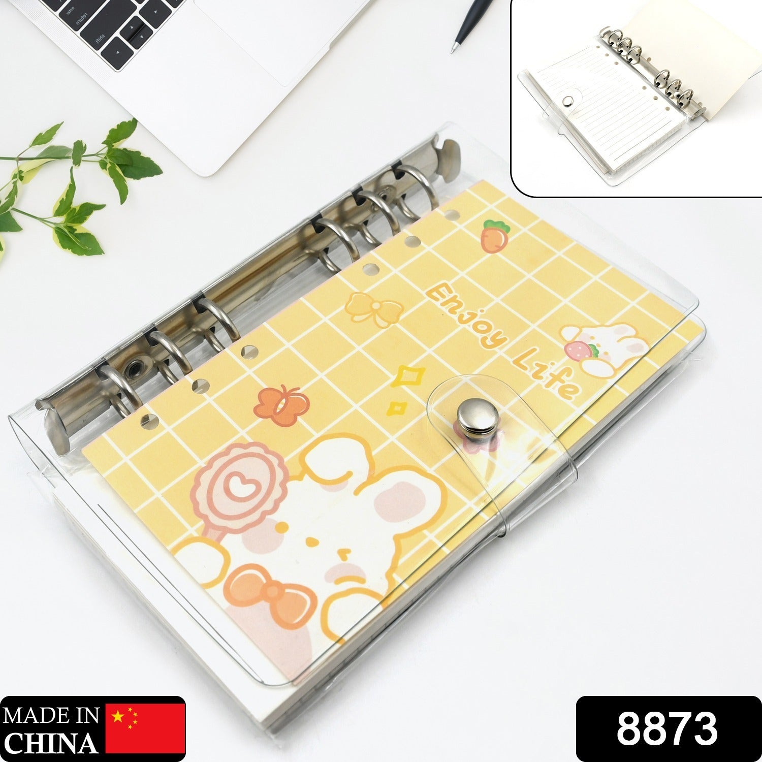 Cute Journal Diary, Notebook for Women Men Memo Notepad Sketchbook with Durable Hardcover & 100 Pages Writing Journal for Journaling Notes Study School Work Boys Girls, Stationery (169x96MM) - Springkart 