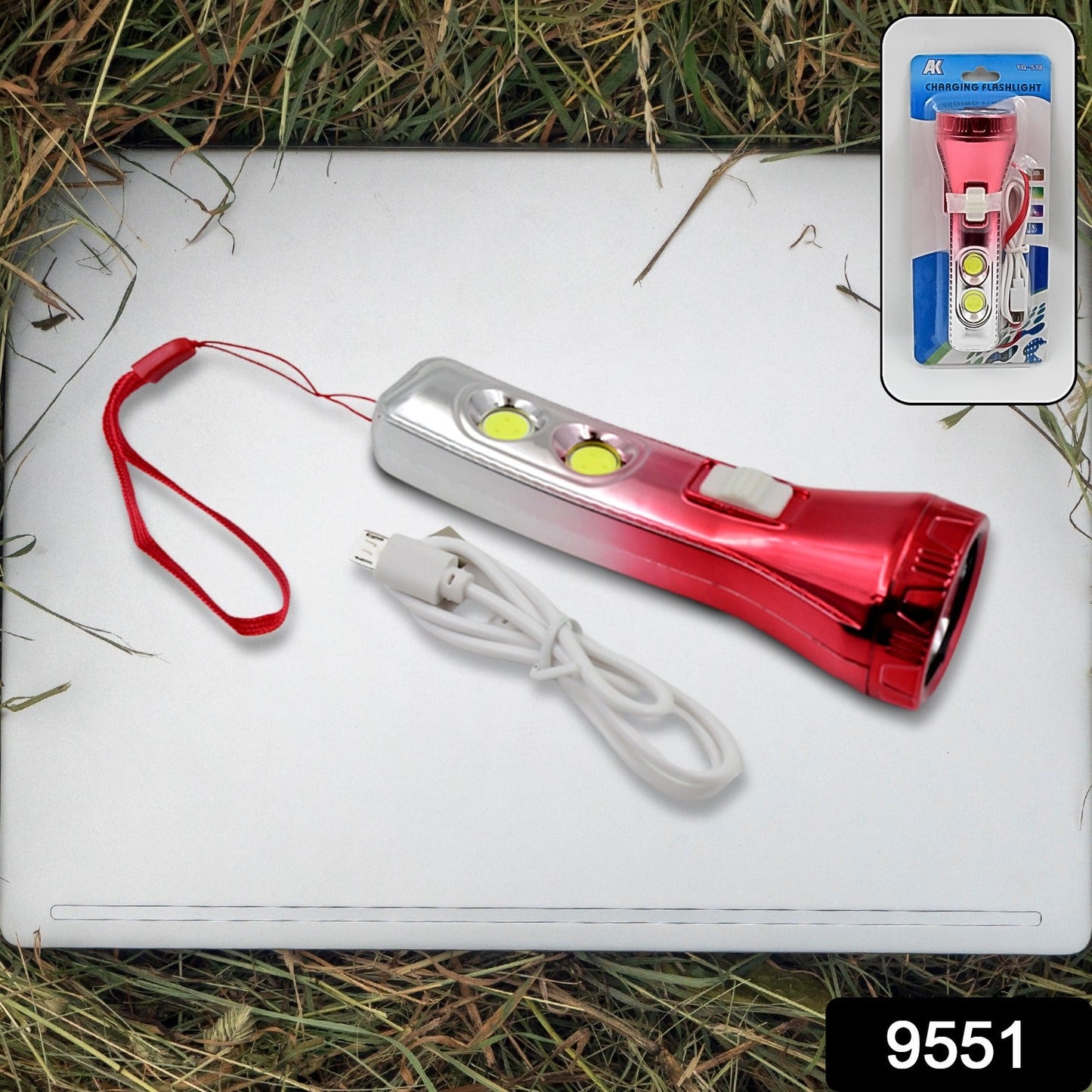Multi Functional 3 LED Torchlight / Flashlight (1 Pc) - Springkart 