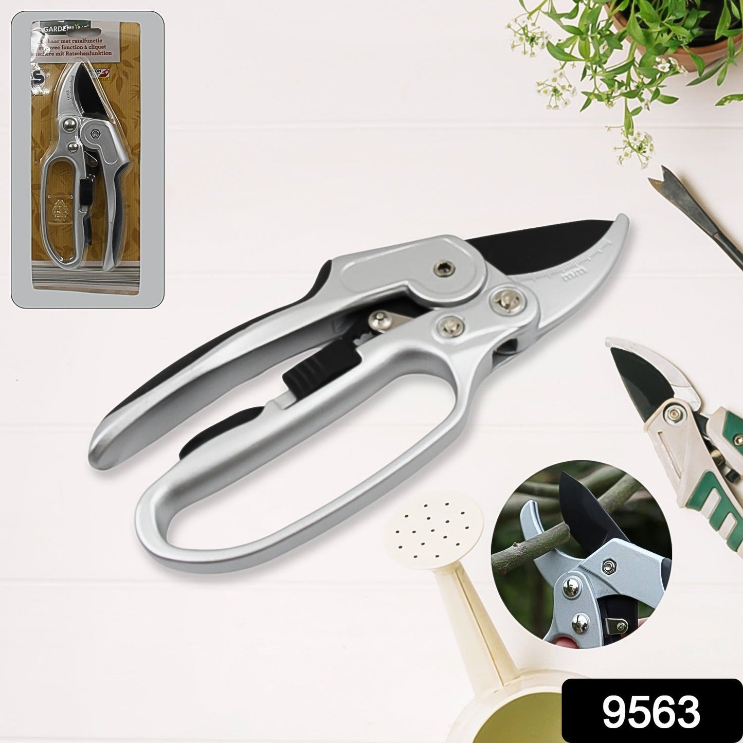 Pruning Shear Garden Shear Steel, Hand Shears, 20 Cm / 8 inch (1 Pc) - Springkart 