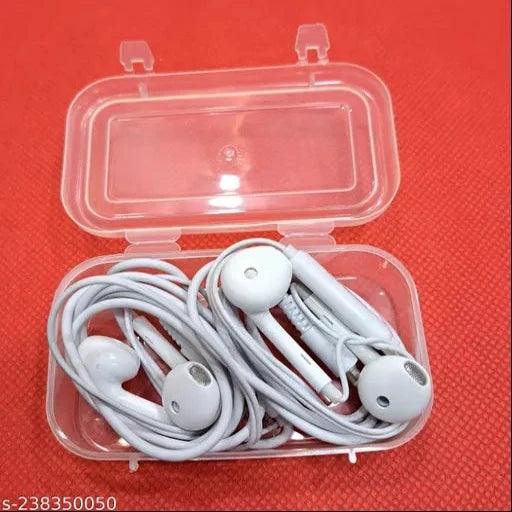 Mobilic heavy wire earphones pack of 2 - Springkart 