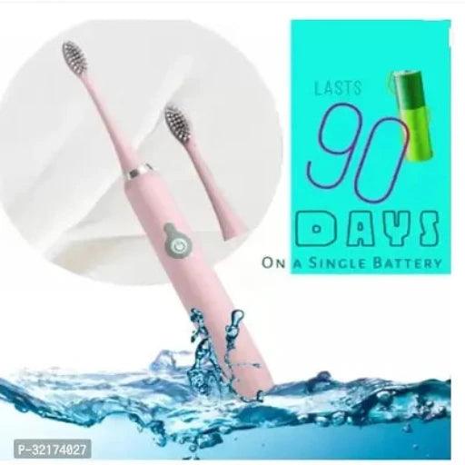 Pink Ultra Soft Electric ToothBrush for kids with 2 extra Bristles Electric Toothbrush