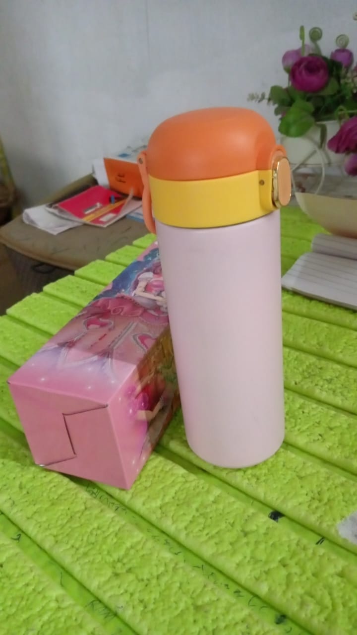 Double walled Stainless Steel Water Bottle (420 ML Approx) - Springkart 