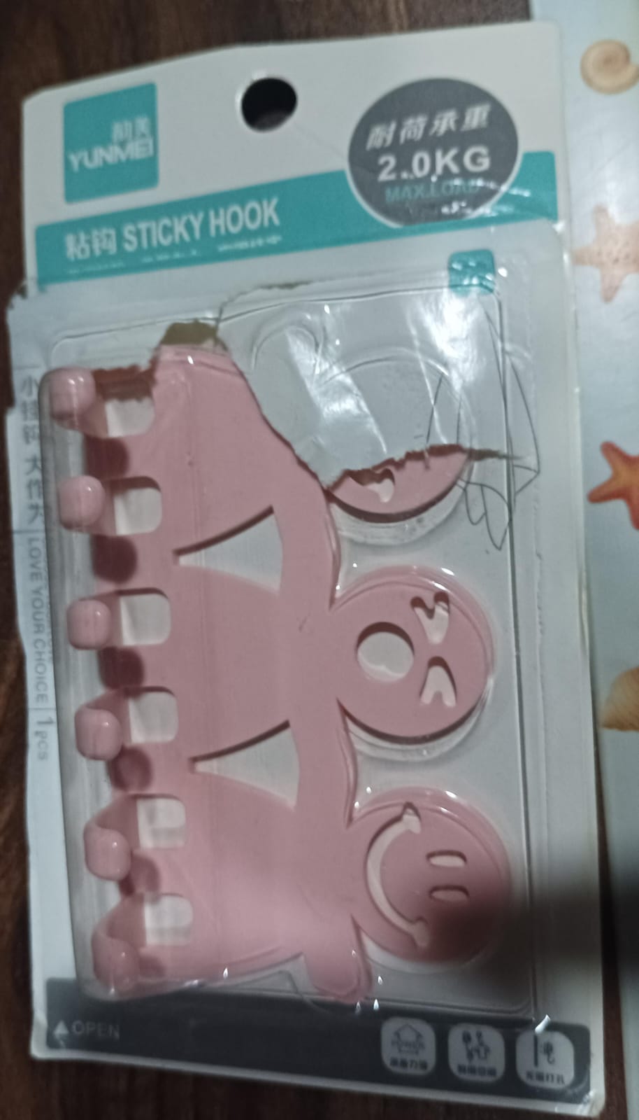 Multipurpose Self-Adhesive hooks (1 Set / 6 Hook)Pack of 2 - Springkart 