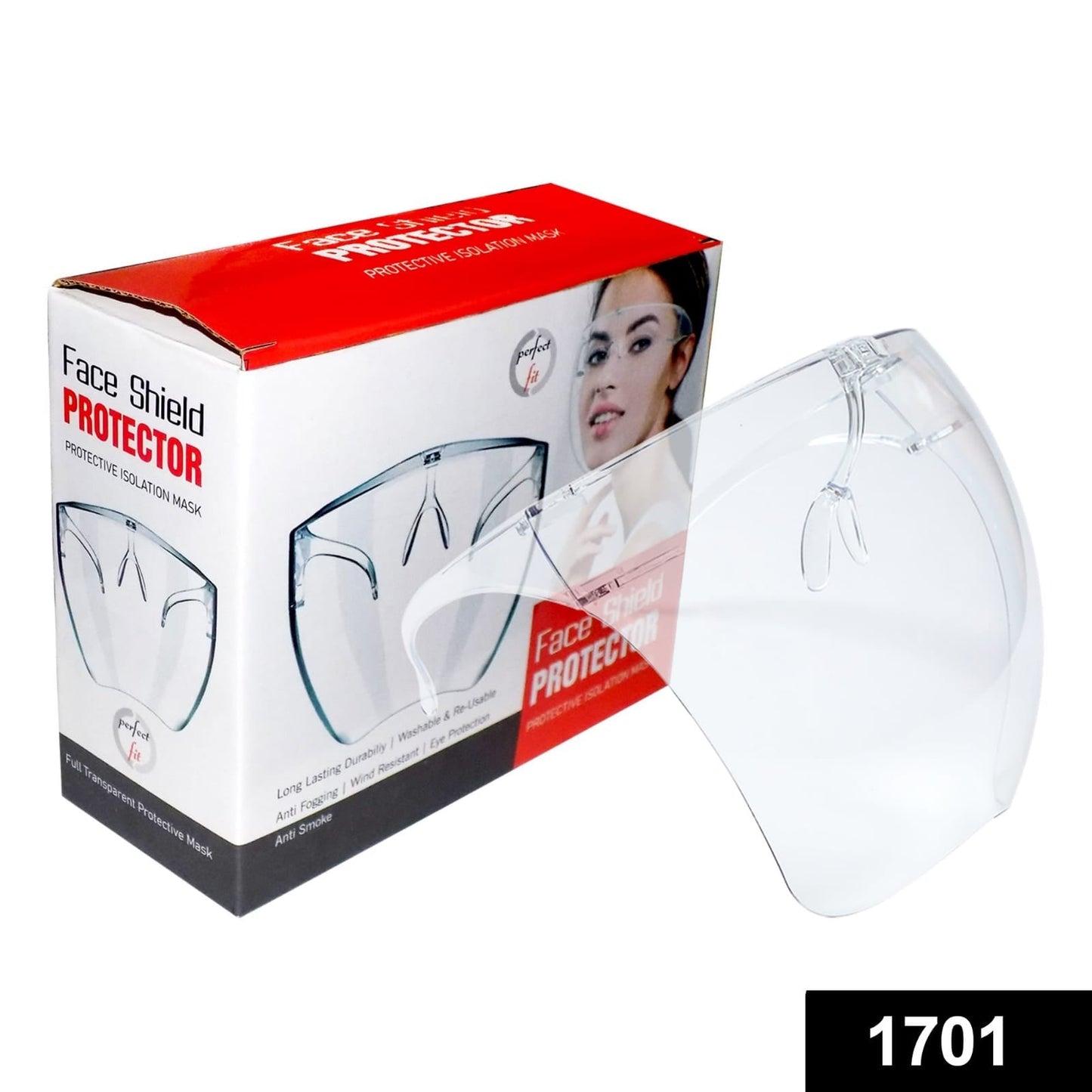 Multipurpose Clear Face Shield Anti-fog Anti-Scratch Protective Fashion Wear for Men - Springkart 
