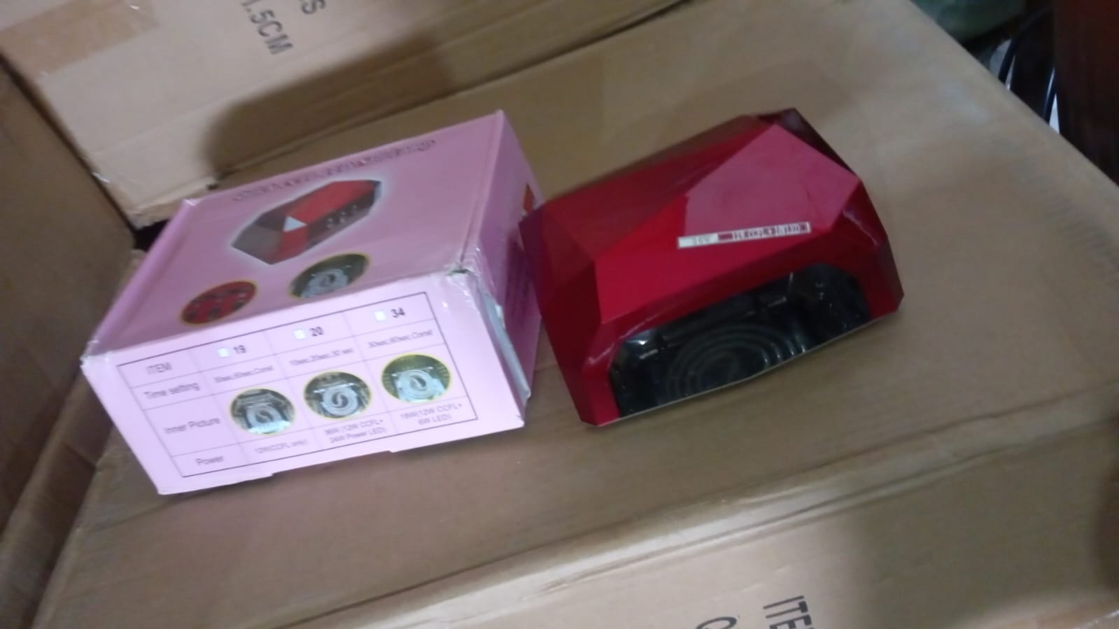 36W LED Nail Dryer Fast Curing Lamp with Motion Sensor (1 Pc) - Springkart 