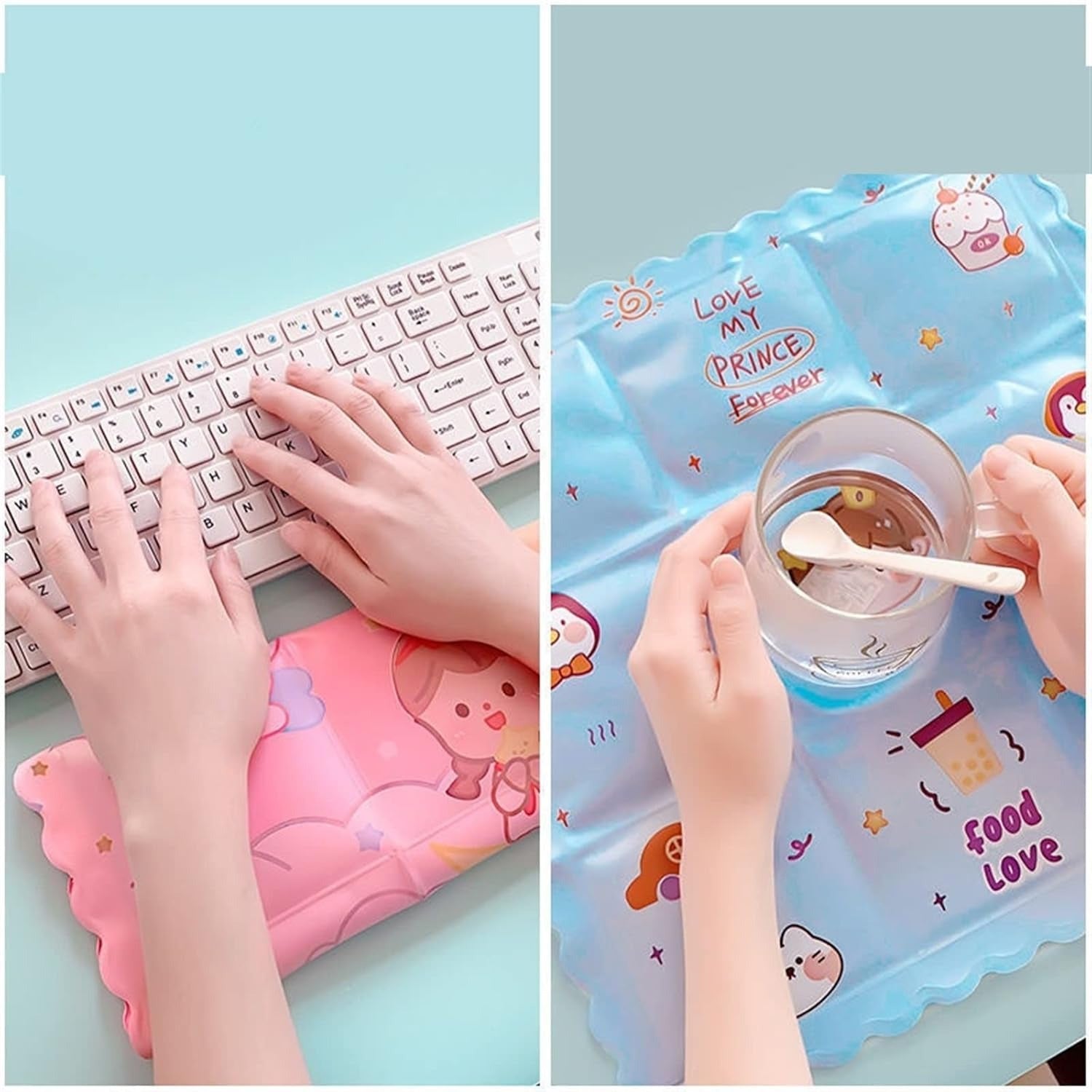 Ice Pad Cartoon Cute Summer Gel Cooling Office Cushion (3535 Cm 1 Pc) - Springkart 