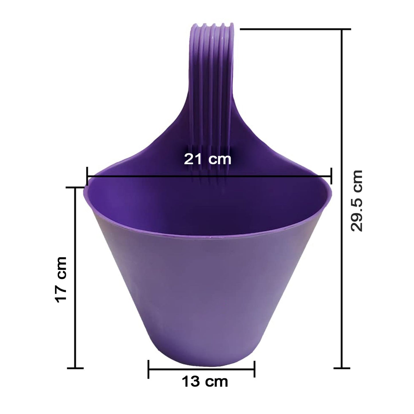 4822 Hanging Planter Pot Used For Storing And Holding Plants And Flowers In It And This Is Widely Used In In All Kinds Of Gardening And Household Places Etc. - Springkart 