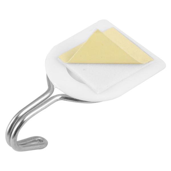 1627 Adhesive Sticker Abs Plastic Hook Towel Hanger For Kitchenbathroom - Springkart 