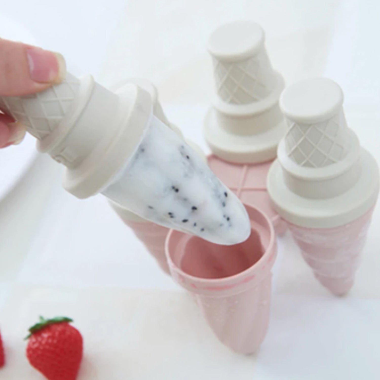 6304 6 Pc Ice Cream Mold Used For Making Ice-creams In All Kinds Of Places Including Restaurants And Ice-cream Parlours Etc. - Springkart 