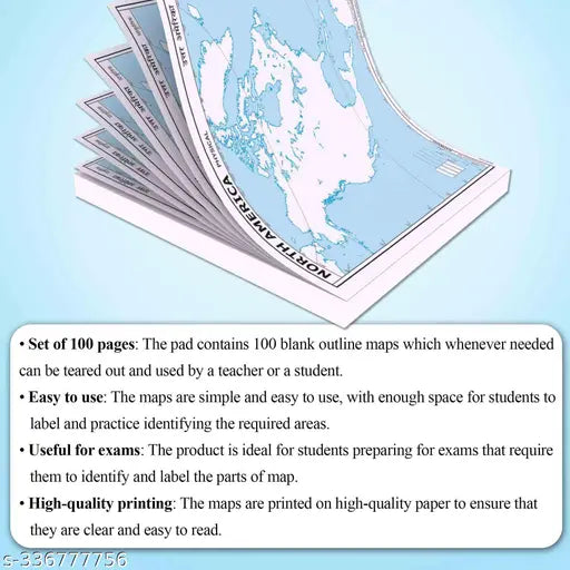 100 NORTH AMERICA PHYSICAL OUTLINE MAP FOR SCHOOL