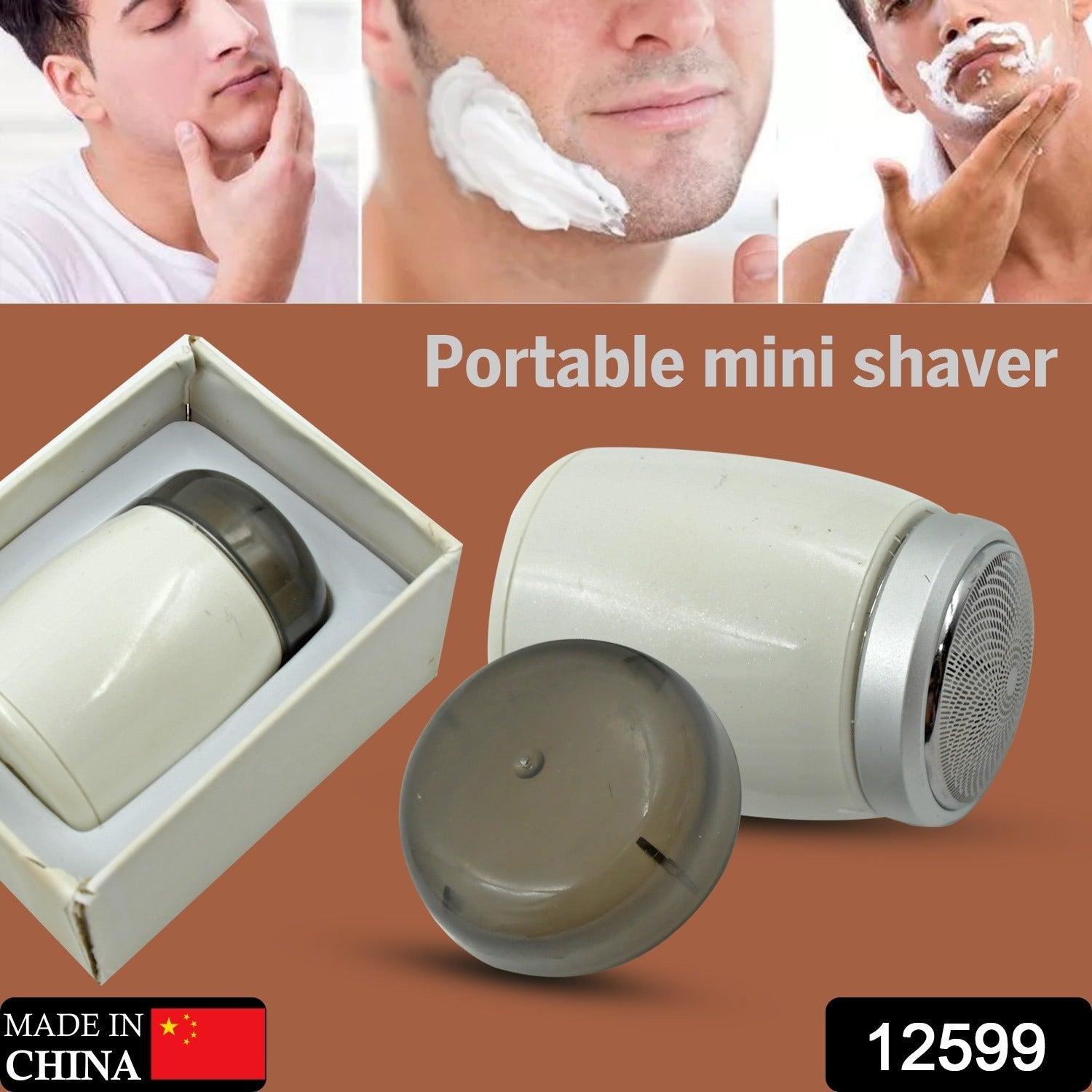 Mini Electric Shavers for Men, Pocket Shaver, Portable Shaver Head, Mini Shaver Professional Shaver Hair Cleaning Shave Head Shaving Machine Long Battery Life for Indoor and Outdoor Use Gift for Boyfriend Father - Springkart 