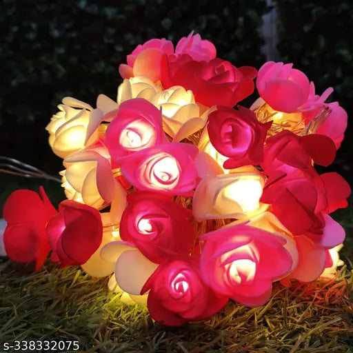 15 Led Rose Flower String Light Garland Flower Roses Fairy Light